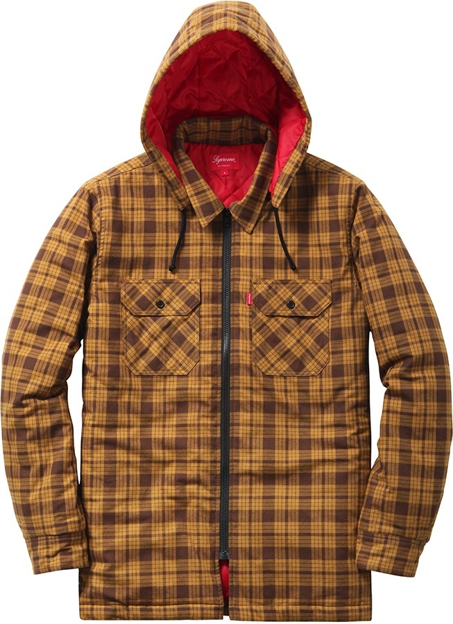 Quilted Zip Flannel Shirt view 2